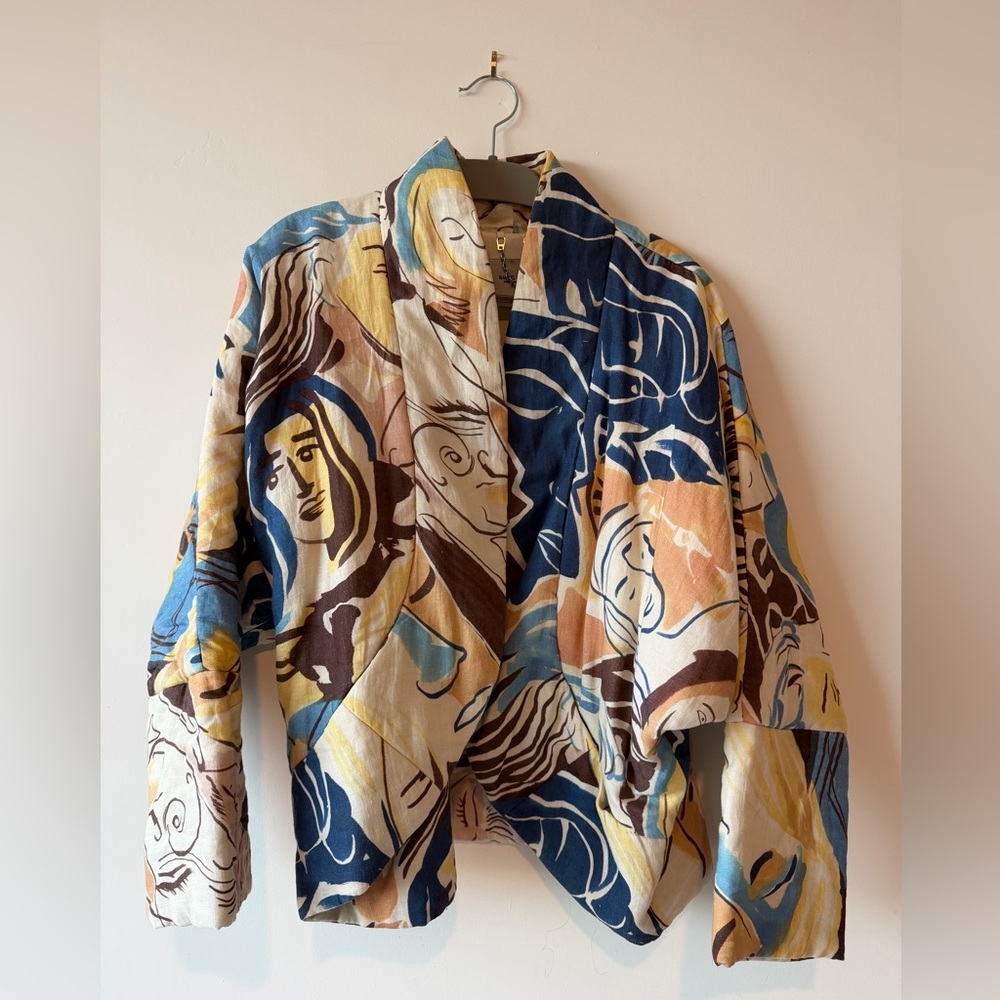 Rachel Comey Face Print Jacket, Linen
